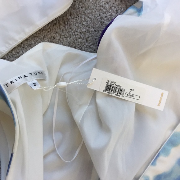 Trina Turk NWT! Watercolor Felisha Dress - Picture 9 of 12
